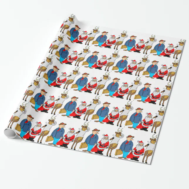 Funny Christmas Gifts Wrapping Paper Zazzle
