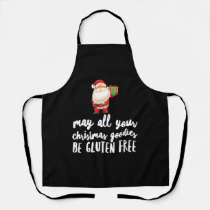 Funny Christmas Gluten Free Apron