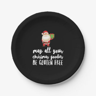 Funny Christmas Gluten Free Paper Plates