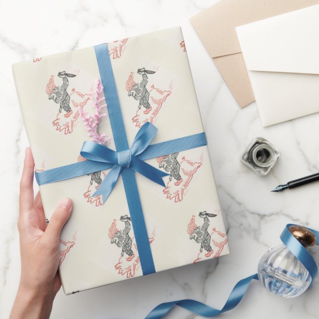 Funny Christmas Gnome wrapping paper (Gifting)