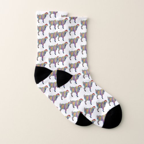 Funny Christmas Goat Socks