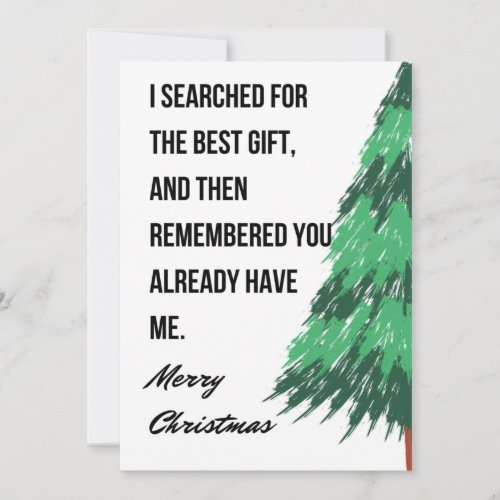 Funny Christmas Greeting Card