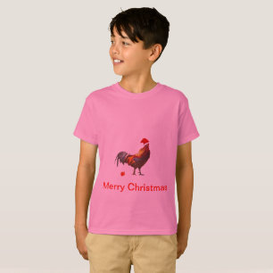 Funny Christmas Greeting with a chicken T-Shirt