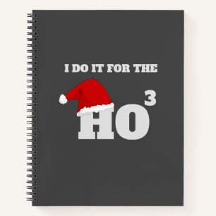 Funny Christmas Ho³ Santa Joke – Festive Holiday Notebook