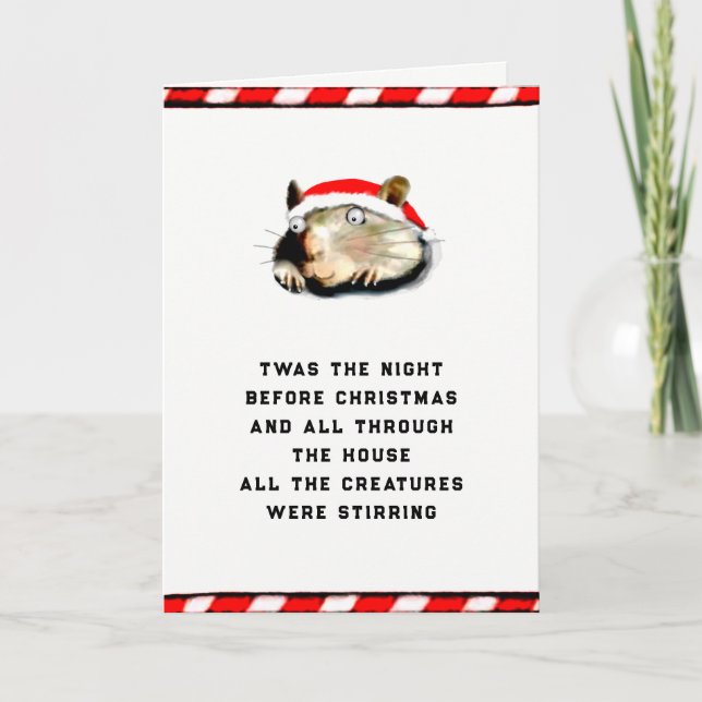 Funny Christmas Holiday Card (Front)