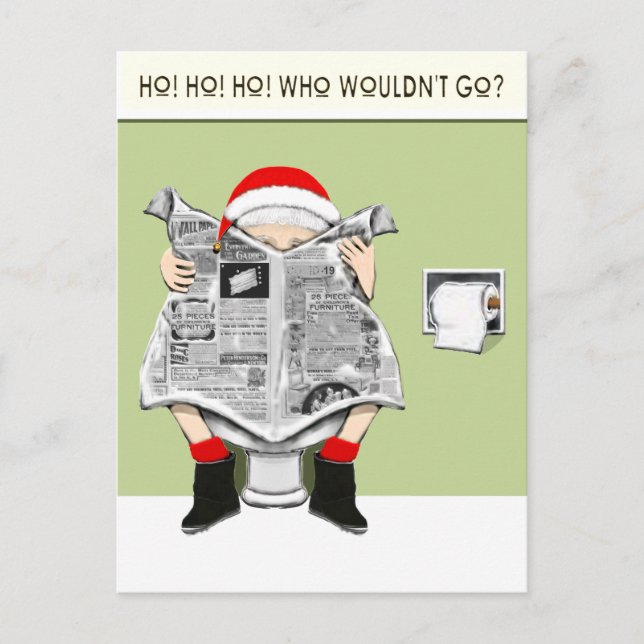 Funny Christmas Holiday Cartoon (Front)