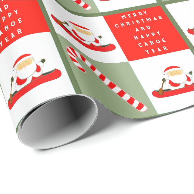 Funny Christmas Holiday Gift Wrapping Paper (Roll Corner)