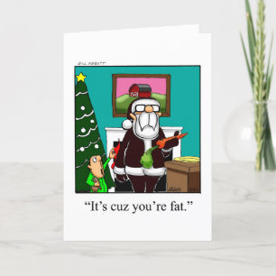 Funny Christmas Holiday Greeting Card