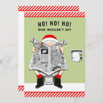 Funny Christmas Holiday Party Invitation