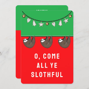 Funny Christmas Holiday Party Invitation