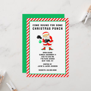 Funny Christmas Holiday Party Invitation