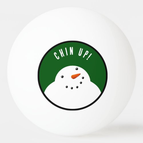 Funny Christmas Holiday Party Ping Pong Ball