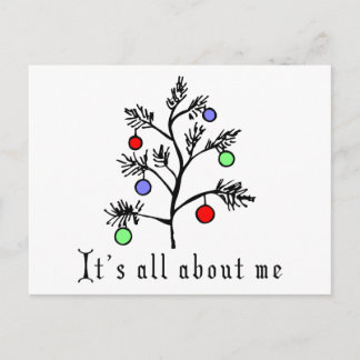 Funny Christmas Holiday Postcard