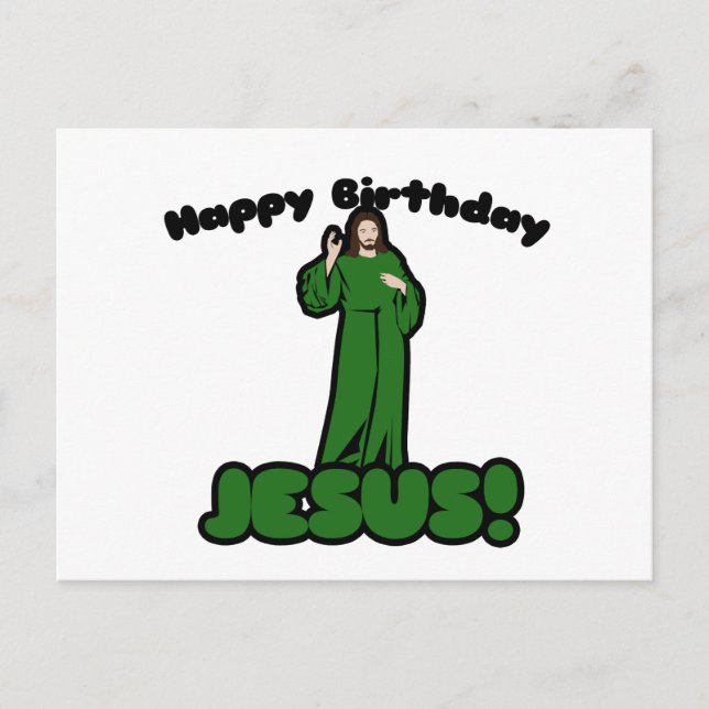 Funny Christmas Holiday Postcard (Front)