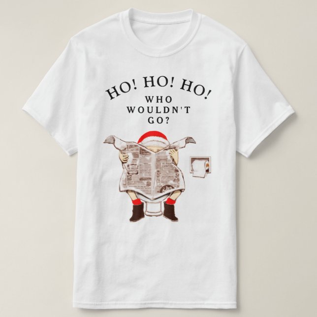Funny Christmas Holiday T-Shirt (Design Front)