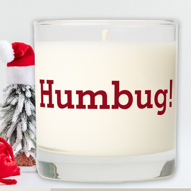 Funny Christmas Humbug Scented Candle (Creator Uploaded)