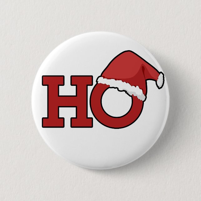 Funny Christmas Humor Button (Front)