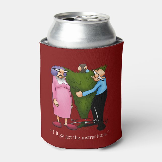 Funny Christmas Humor Can Cooler (Can Front)