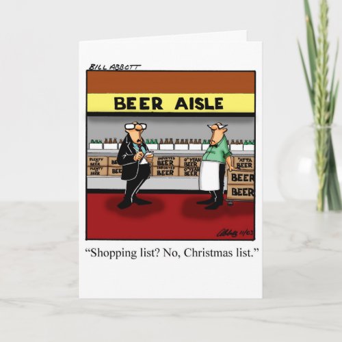 Funny  Christmas Humor Card For Friend