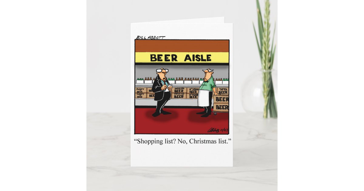 Funny Christmas Humor Card For Friend | Zazzle.com