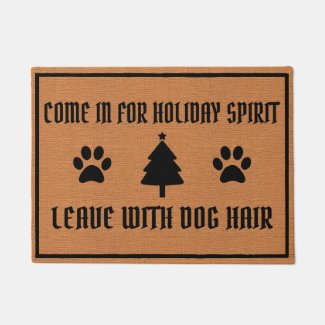 Funny Christmas Humor Dog Lover Rustic Minimalist