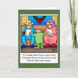 Funny Christmas Humor Greeting Card