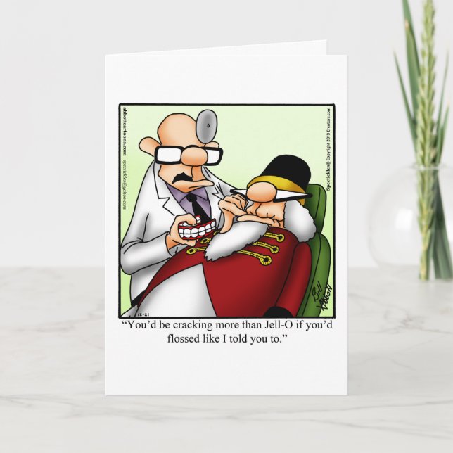 Funny Christmas Humor Greeting Card (Front)