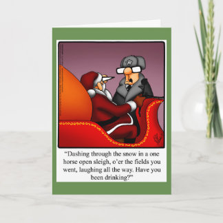 Funny Christmas Humor Greeting Card
