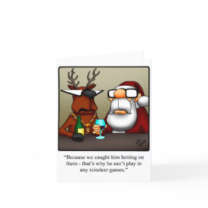 funny Christmas Humor Greeting Card