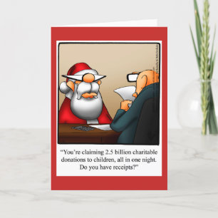 Funny Christmas Humor Greeting Card