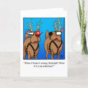 Funny Christmas Humor Greeting Card
