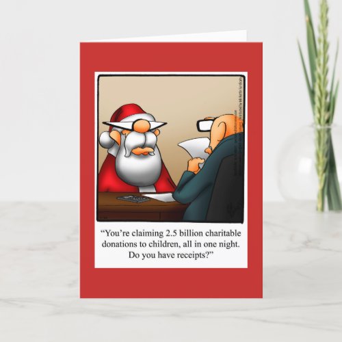 Funny Christmas Humor Greeting Card