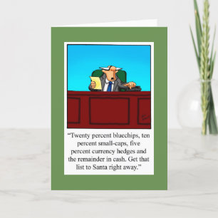 Funny Christmas Humor Greeting Card