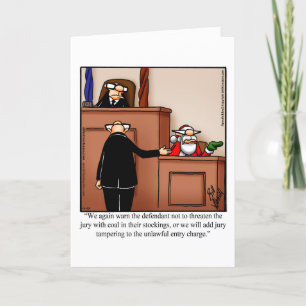 Funny Christmas Humor Greeting Card