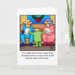 Funny Christmas Humor Greeting Card