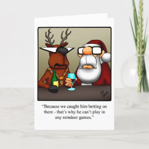 Funny Christmas Humor Greeting Card