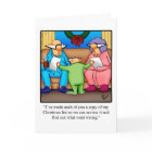 Funny Christmas Humor Greeting Card