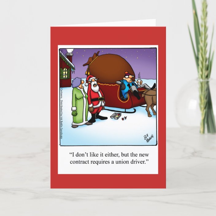 Funny Christmas Humor Greeting Card 5336
