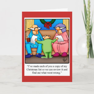 Funny Christmas Humor Greeting Card "Spectickles"