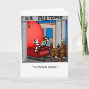 Funny Christmas Humor Greeting Card "Spectickles"