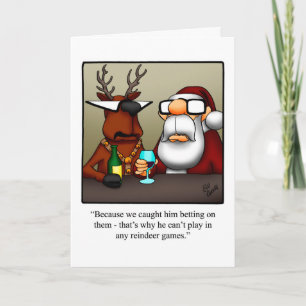 Funny Christmas Humor Greeting Card "Spectickles"