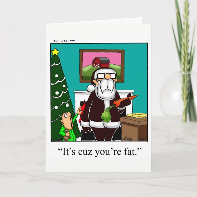 Funny Christmas Humor Greeting Card "Spectickles" (Front)