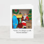 Funny Christmas Humor Greeting Card "Spectickles"