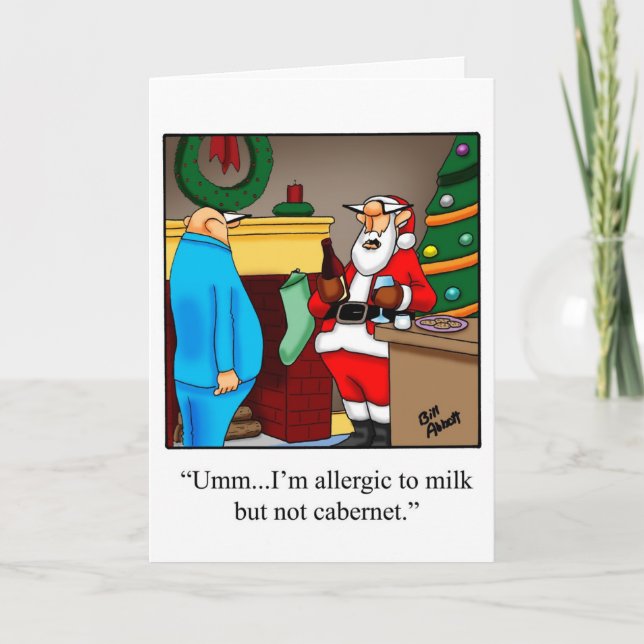 Funny Christmas Humor Greeting Card "Spectickles" (Front)