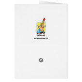 Funny Christmas Humor Greeting Card "Spectickles" (Back)