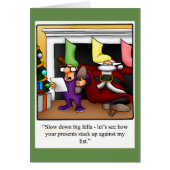 Funny Christmas Humor Greeting Card "Spectickles" (Front)