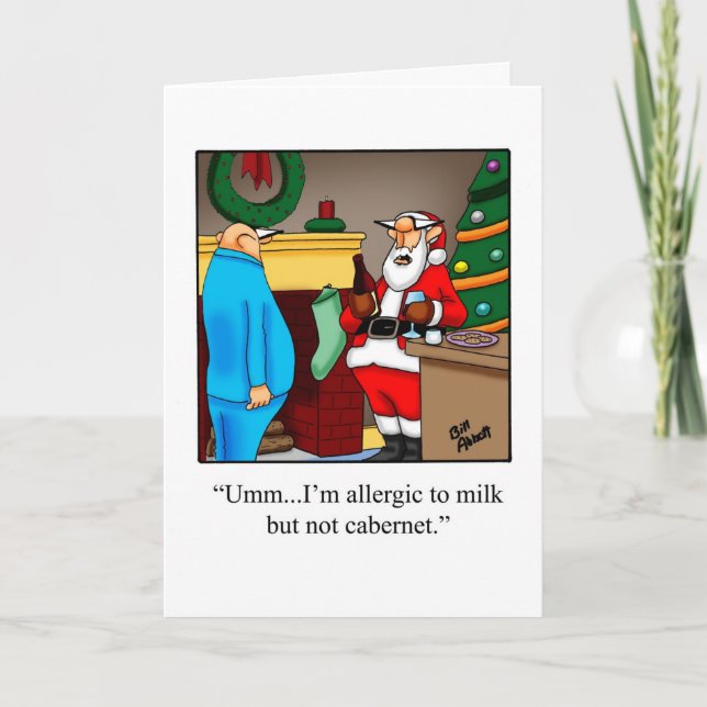 Funny Christmas Humor Greeting Card "Spectickles" (Front)