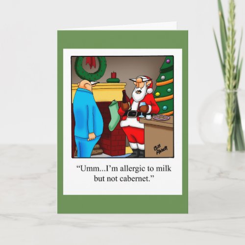 Funny Christmas Humor Greeting Card Spectickles