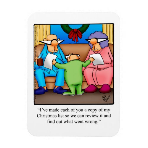 Funny Christmas  Humor Magnet Gift