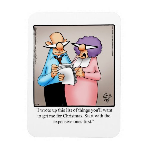Funny Christmas  Humor Magnet Gift